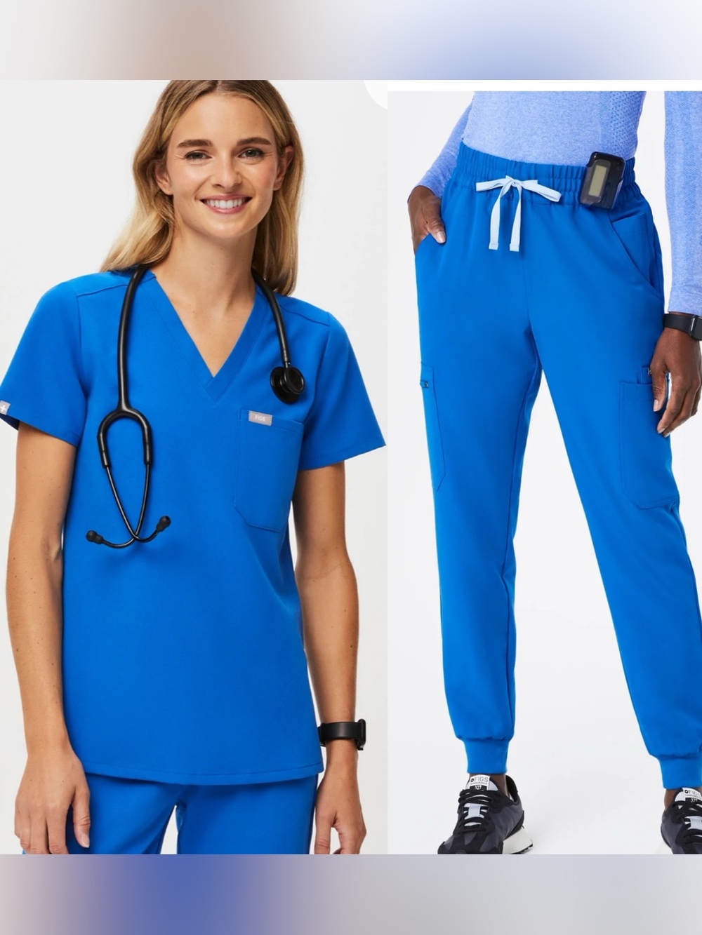 Figs Catarina top Uman high waist jogger scrub set pants scrubs M MP